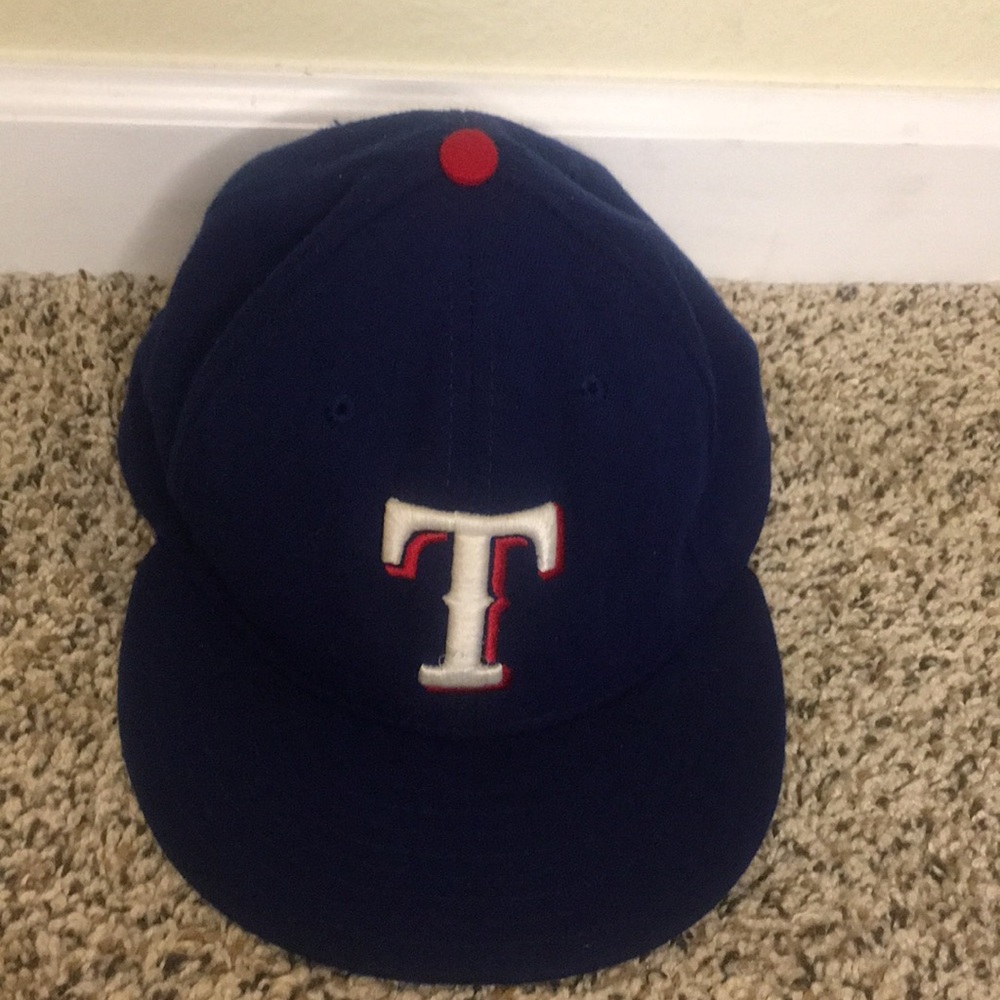 Texas rangers men’s fitted cap